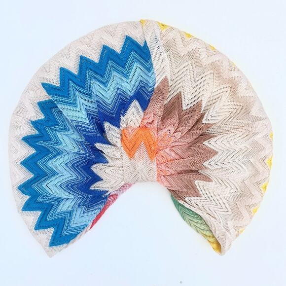 Missoni Mare Crochet Kit Turban Multicolor Rainbow - Picture 1 of 6